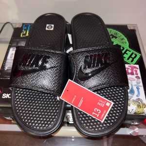 Brand new Nike “Benassi JDI” slides